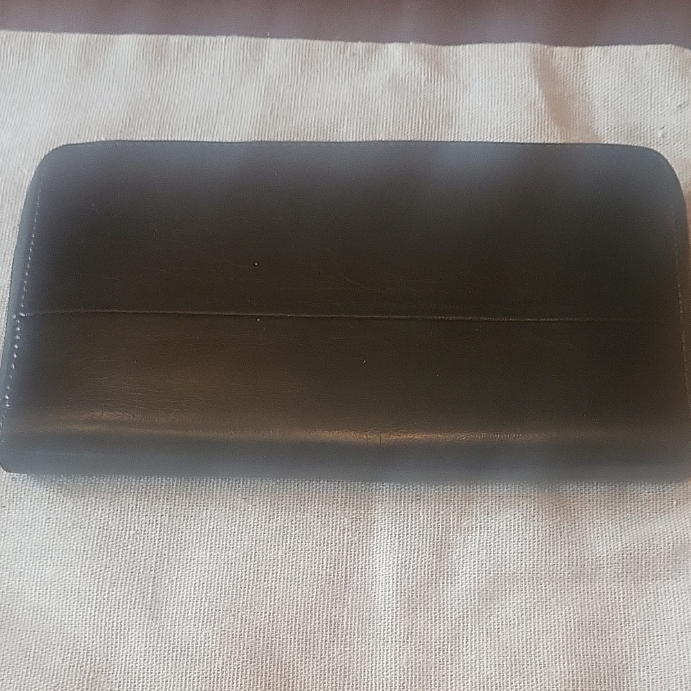 Celine Black Leather Wallet